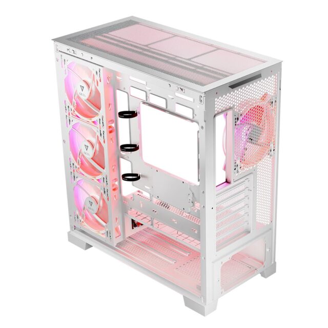 Modecom Volcano SPACE APEX ARGB MIDI Midi Tower White - imagine 40