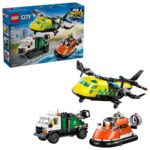 LEGO CITY 60505 Airplane  Service Truck and Hovercraft Rem
