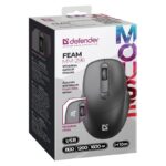 MOUSE DEFENDER FEAM MM-296 RF SILENT BLACK - imagine 3