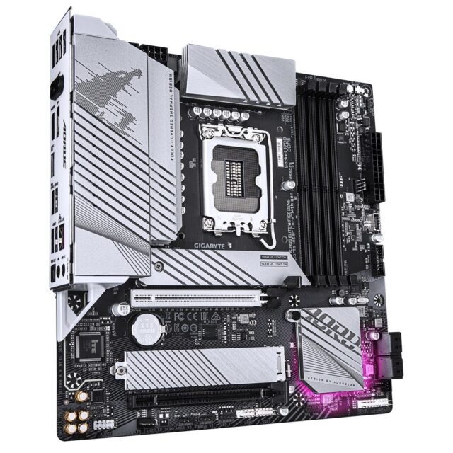 GIGABYTE B760M AORUS ELITE WIFI6E GEN5 Motherboard - Supports 14th Gen. Intel Core CPUs  12+1+1 phases VRM  up to 5600MHz DDR5  2xPCIe 4.0 M.2  Wi-Fi 6E  2.5 GbE LAN  USB 3.2 Gen 2x2 - imagine 3