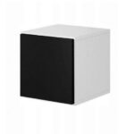 Cama full storage cabinet ROCO RO5 37/37/39 white/white/black