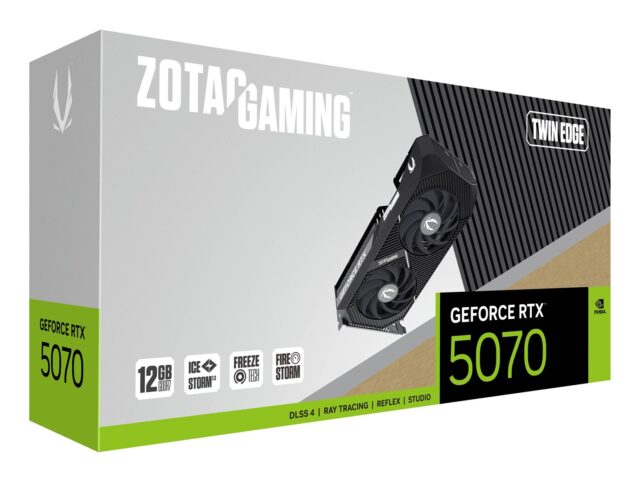 Zotac GAMING GeForce RTX 5070 Twin Edge NVIDIA 12 GB GDDR7 - imagine 7