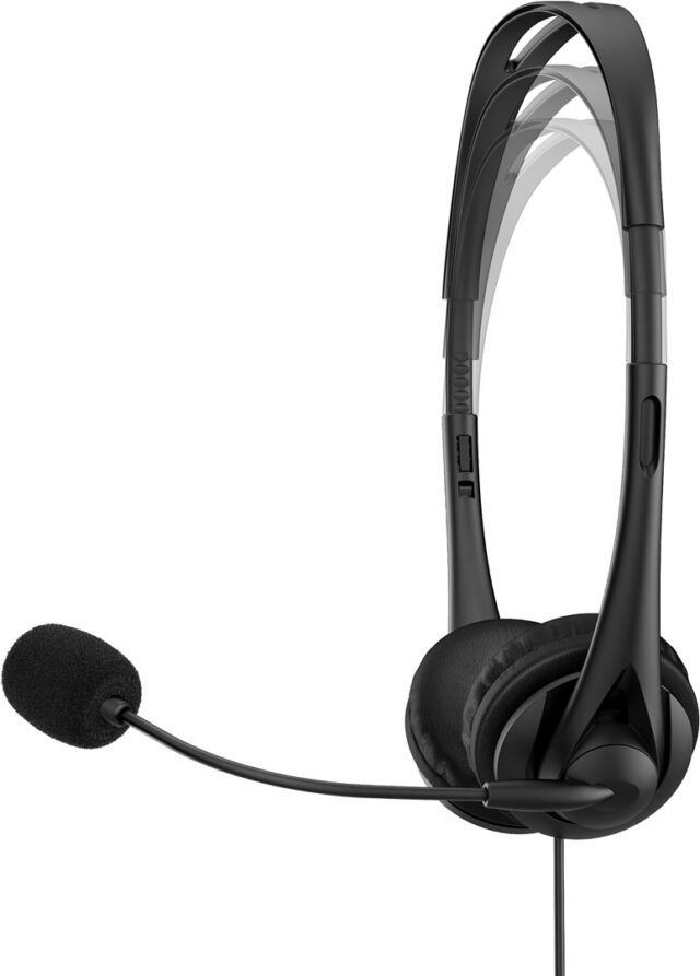 HP Stereo USB Headset G2 Wired Head-band Office/Call center Black - imagine 4