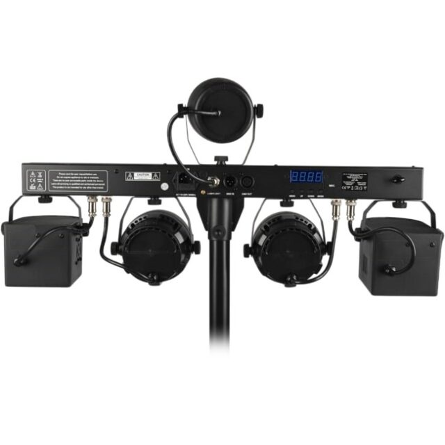 LIGHT4ME Belka LED Par Derby Laser - lighting kit - imagine 12