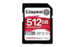 Kingston Technology 512GB Canvas React Plus SDXC UHS-II 280R/150W U3 V60 for Full HD/4K - imagine 2