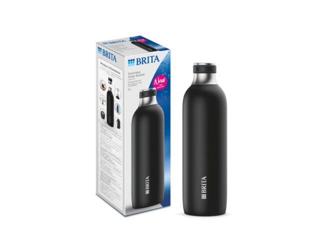 Brita sodaTRIO bottle (1 l; black) - imagine 10