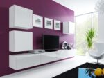 Cama Square cabinet VIGO 50/50/30 white/white gloss - imagine 3