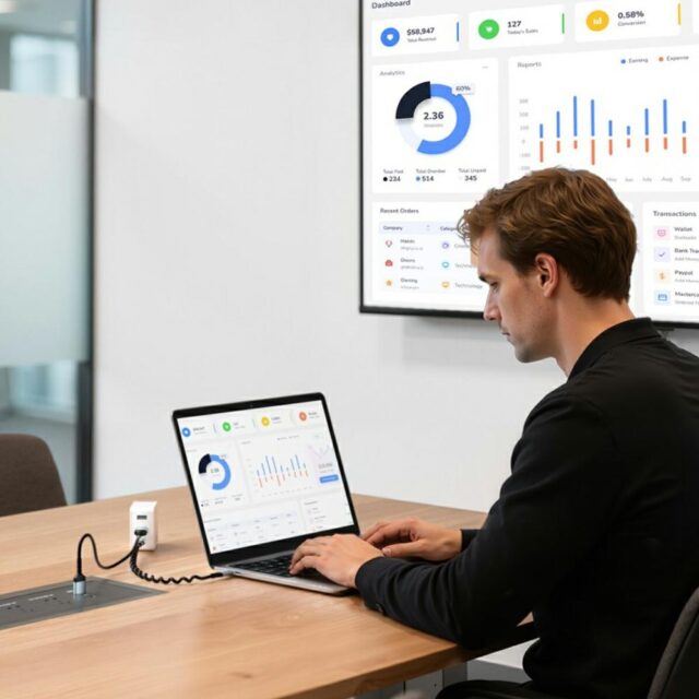 4smarts Flex adapter travel charger Hub 65W GaN USB-C/USB-A/HDMI white - imagine 6