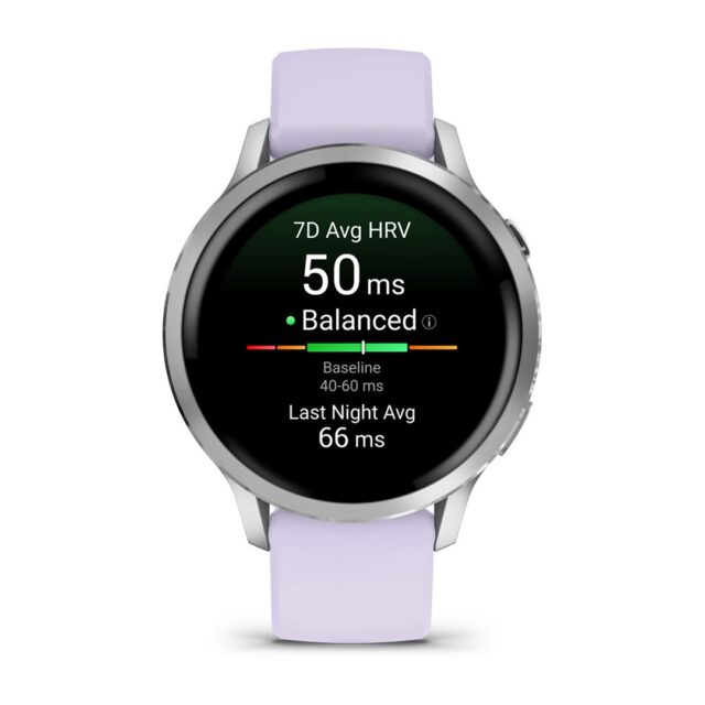 Garmin Venu 4 3.05 cm (1.2 ) AMOLED 41 mm Digital 390 x 390 pixels Touchscreen Silver Wi-Fi GPS (satellite) - imagine 6