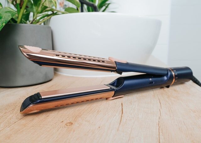 Concept PROFI Care VZ8100 Hair straightener blue  gold - imagine 4