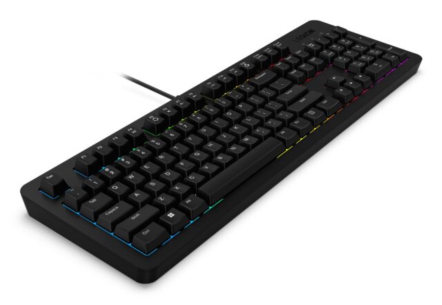 Lenovo K310 keyboard Gaming USB US English Black - imagine 6