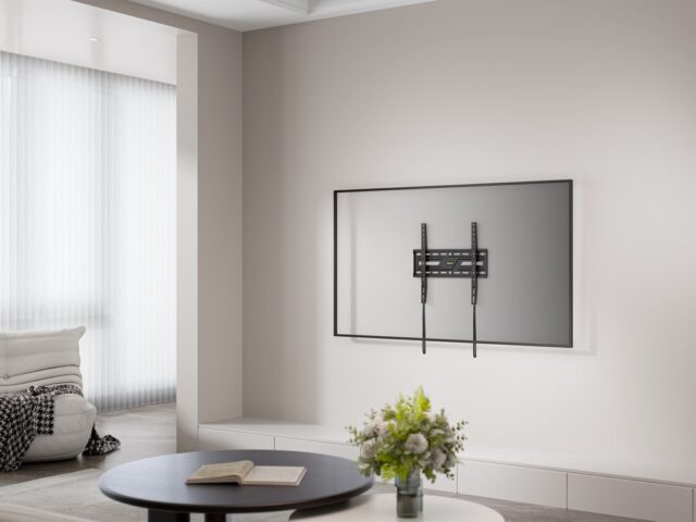 Gembird WM-75F-02 TV wall mount (fixed)  32”-75”  black - imagine 7