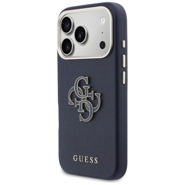 Case Guess FW Resin Logo for iPhone 17    Pro  blue - imagine 2