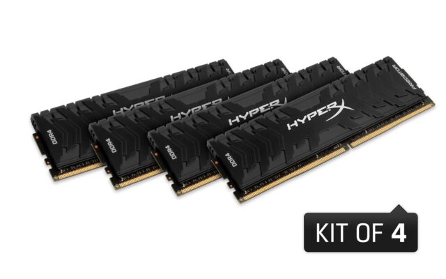 HyperX Predator HX436C17PB3K4/64 memory module 64 GB 4 x 16 GB DDR4 3600 MHz - imagine 2