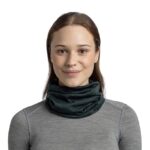 Buff Lightweight Merino Wool Multifunctional scarf Green - imagine 3