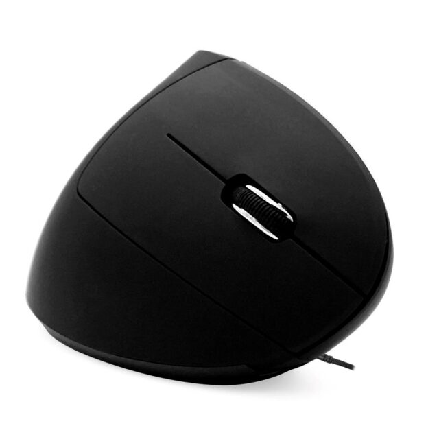 MEDIA-TECH VERTIC MT1122 Wired vertical mouse 6400 DPI Black - imagine 3