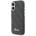 Case Guess 4G Script MagSafe for iPhone   17  black - imagine 2