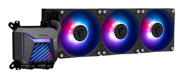 MSI MAG Coreliquid A15 360 Motherboard  Processor All-in-one liquid cooler 12 cm Black 1 pc(s) - imagine 4