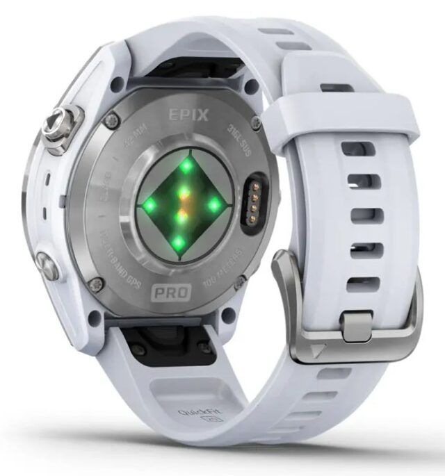 Garmin epix Pro (Gen 2) 3.05 cm (1.2 ) AMOLED 42 mm Digital 390 x 390 pixels Touchscreen Silver Wi-Fi GPS (satellite) - imagine 10