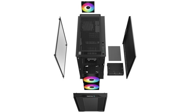 DeepCool CC360 ARGB Mini Tower Black - imagine 10