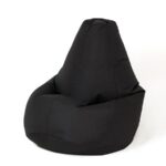 Sako bag pouffe Pear black L 105 x 80 cm
