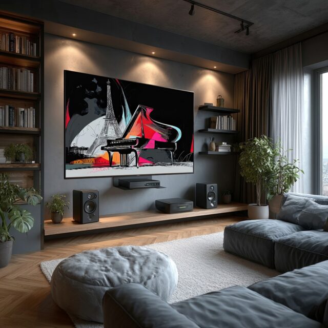 Maclean decoder wall shelf  single  max. 5kg  steel  MC-122 - imagine 11