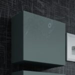 Cama Square cabinet VIGO 50/50/30 grey/grey gloss