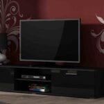 Cama TV stand SOHO 180 black/black gloss