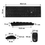 NanoRS Wireless Keyboard and Mouse Combo with Ergonomic Design – RS580 for Smooth and Efficient Use - imagine 3