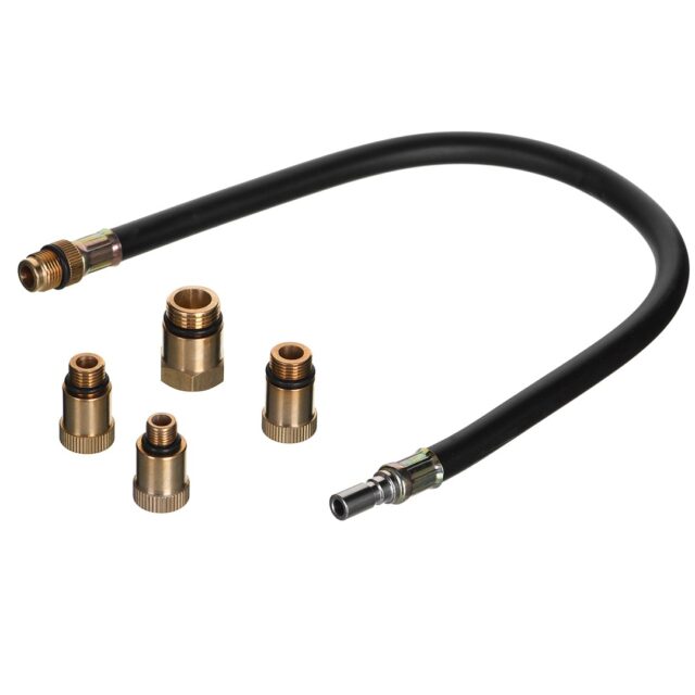 COMPRESSION PRESSURE GAUGE FOR GASOLINE ENGINES 8 PCS. YATO YT-73022 - imagine 7