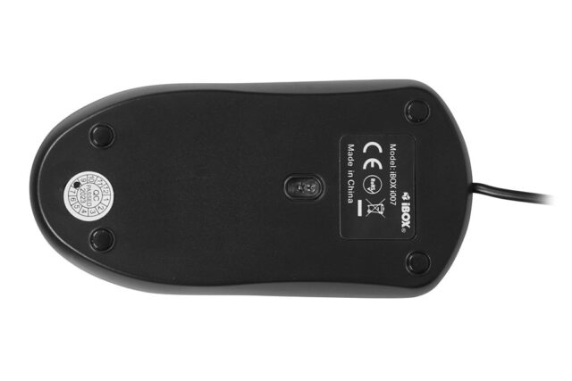 iBOX i007 wired optical mouse  black - imagine 2