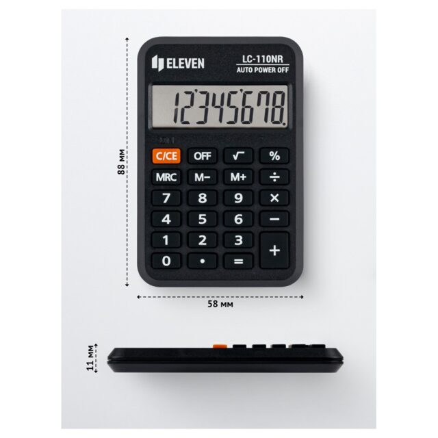 Eleven LC-110NR (EU) pocket calculator - imagine 4