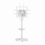 Gembird TVS-86TR-01-W TV floor stand  37  - 86   white - imagine 3