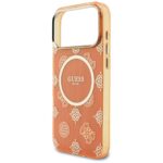 Case Guess IML Peony Dot MagSafe for  iPhone 17 Pro Max orange - imagine 6