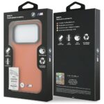 Case BMW M Metal Logo MagSafe for iPhone 17 Pro orange - imagine 8
