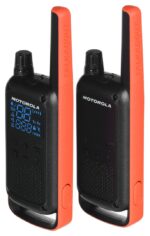 Motorola T82 Twin Pack two-way radio 16 channels Black Orange - imagine 6