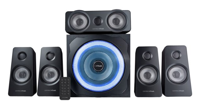 Trust GXT 658 Tytan 5.1 speaker set 90 W Universal Black 5.1 channels - imagine 7