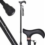 Laska inwalidzka  regulowana (czarna) - imagine 7