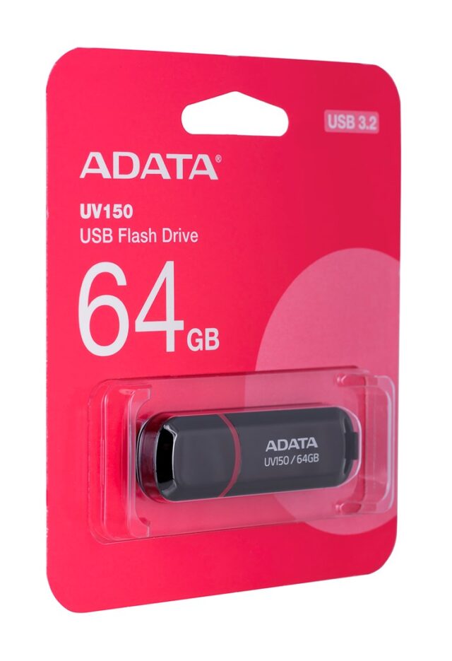 ADATA 64GB DashDrive UV150 USB flash drive USB Type-A 3.2 Gen 1 (3.1 Gen 1) Black - imagine 5