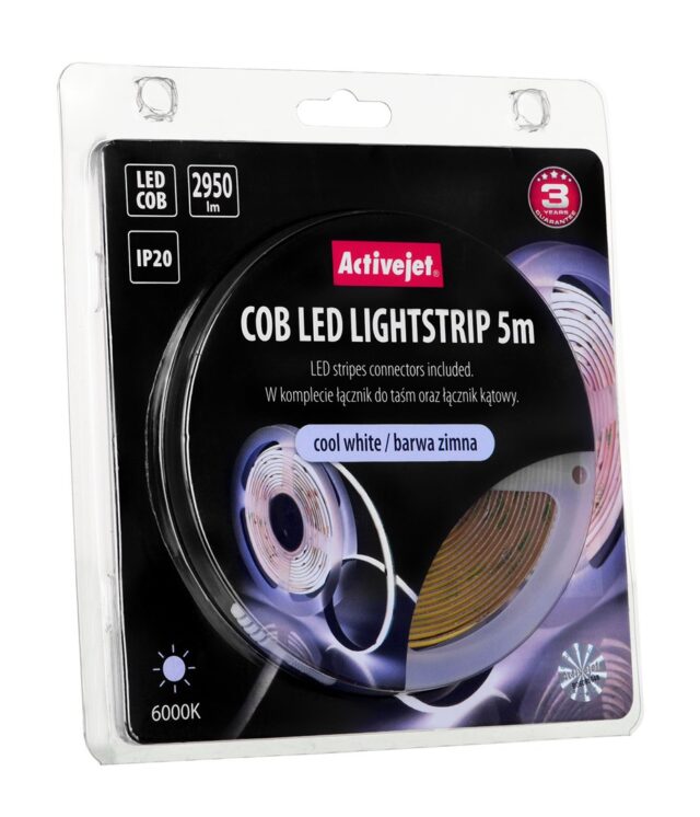 Activejet AJE-COB 5m zim strip light Universal strip light Indoor - imagine 3