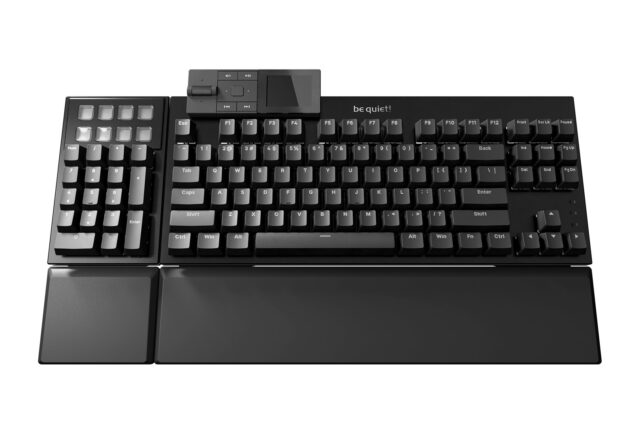 be quiet! Dark Mount Silent Linear US ANSI keyboard Gaming USB QWERTY US English Black - imagine 5