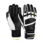 REUSCH MASTER PRO GLOVES SIZE 8.5 black  white and yellow