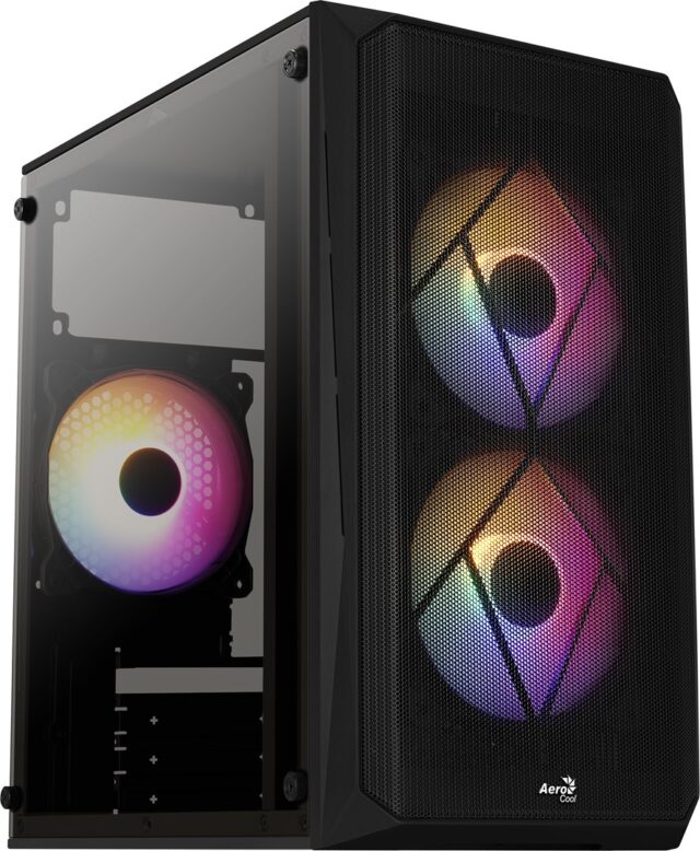Aerocool CS107V2 computer case Mini Tower Black - imagine 2