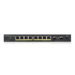 Zyxel GS1100-10HP v2 Unmanaged Gigabit Ethernet (10/100/1000) Power over Ethernet (PoE) Black - imagine 3