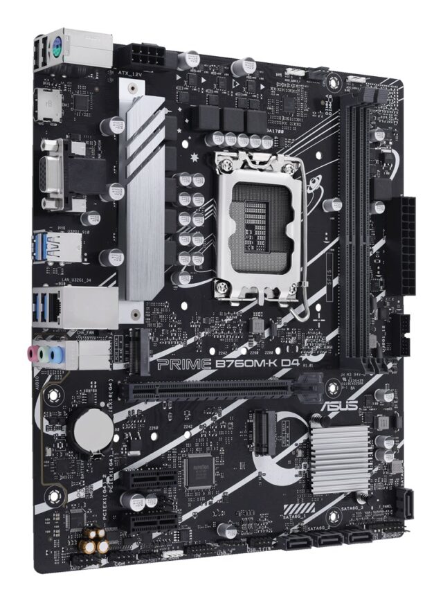 ASUS Prime B760M-K D4 Intel B760 LGA 1700 micro ATX motherboard - imagine 3