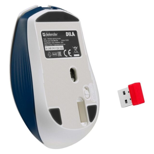 WIRELESS MOUSE DEFENDER DILA MM-282 RF 1800dpi 6P - imagine 6
