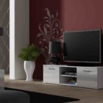 Cama TV stand SOHO 140 white/white gloss