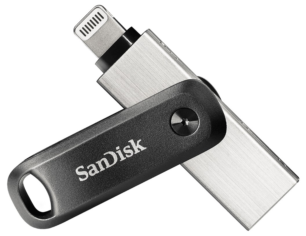 cps-d2eaaf02243ed151adcc1c7835361403-2026-01-14-21-19-20 SanDisk iXpand USB flash drive 64 GB USB Type-A / Lightning 3.2 Gen 2 (3.1 Gen 2) Black Silver - imagine 1