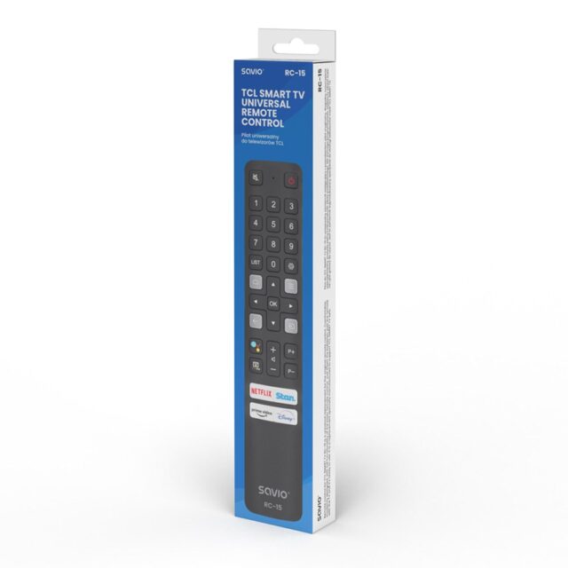 Savio RC-15 universal /replacement for TCL SMART TV remote control IR Wireless Press buttons - imagine 9
