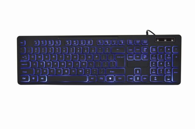 Gembird KB-UML3-02 keyboard Home/Office USB QWERTY US English Black - imagine 5
